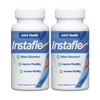 Instaflex Joint Support Supplement for Men and Women - Glucosamine, MSM, White Willow, Turmeric, Ginger, Cayenne, Hyaluronic Acid - 90 Capsules