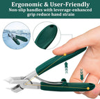 3Pcs Eagle-Beak Ingrown Toenail Clipper  – Ultra Sharp, Precision 30° Curved Blade, Splash-Proof