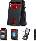RFID Blocking Minimalist Pop-Up Wallet | One-Second Card Eject Design & Ultra Slim Pocket Wallet