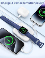 RORRY 10000mAh Portable Charger for Apple Watch & iPhone