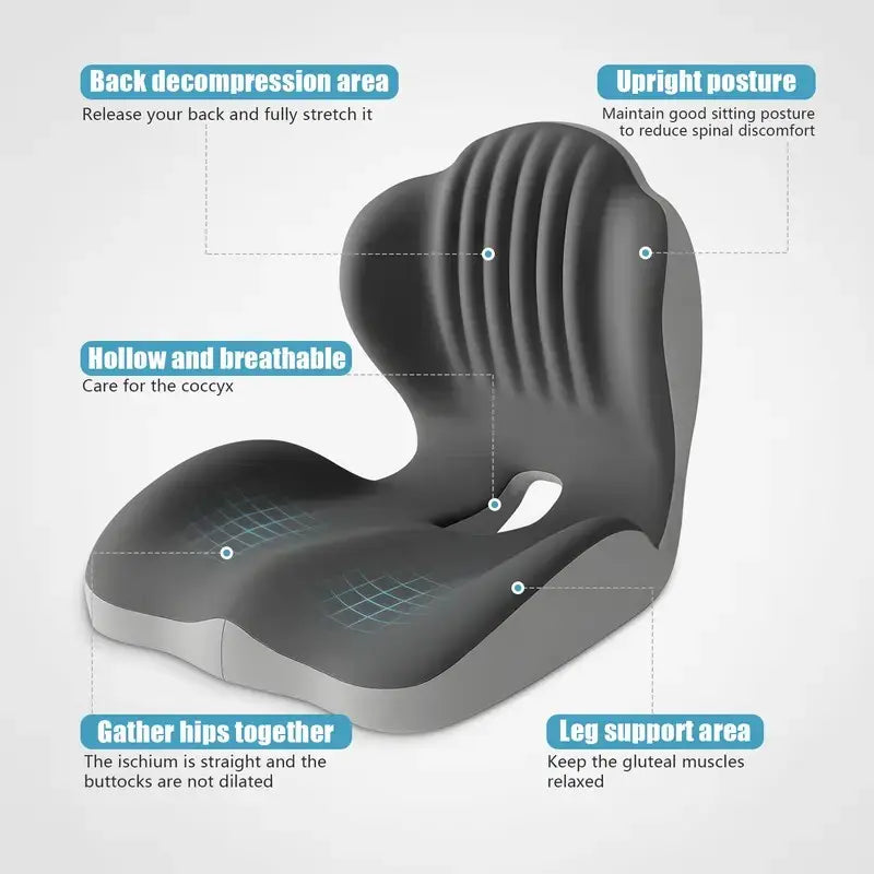 Limited-time promotion🔥Ergonomic Memory Foam Seat –Buy 2 Free Shipping