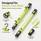 🔦 3000LM Magnetic LED Work Light – Rechargeable & Hands-Free