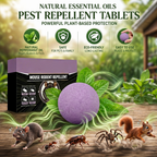 🔥 Limited Edition 49% OFF 🟣 Natural Peppermint Rodent Repellent Tablets – 12 Pack