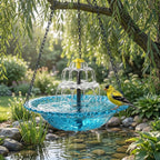 🔥🔥49% Off--Solar Cascade Hanging Bird Bath Fountain🎁Buy 2 Free Shipping