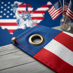 🗽USA 250th Anniversary Patriotic Fan Flag – Half-Round Porch Banner for 2026 Celebration🦅