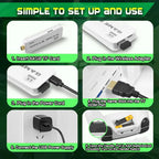2026 Upgraded Retro Game Stick, 4K HDMI Classic Video Games, Built-in 23 Emulators, 40000+ Games, Plug and Play Video Gaming Stick with Upgrade Dual Controllers