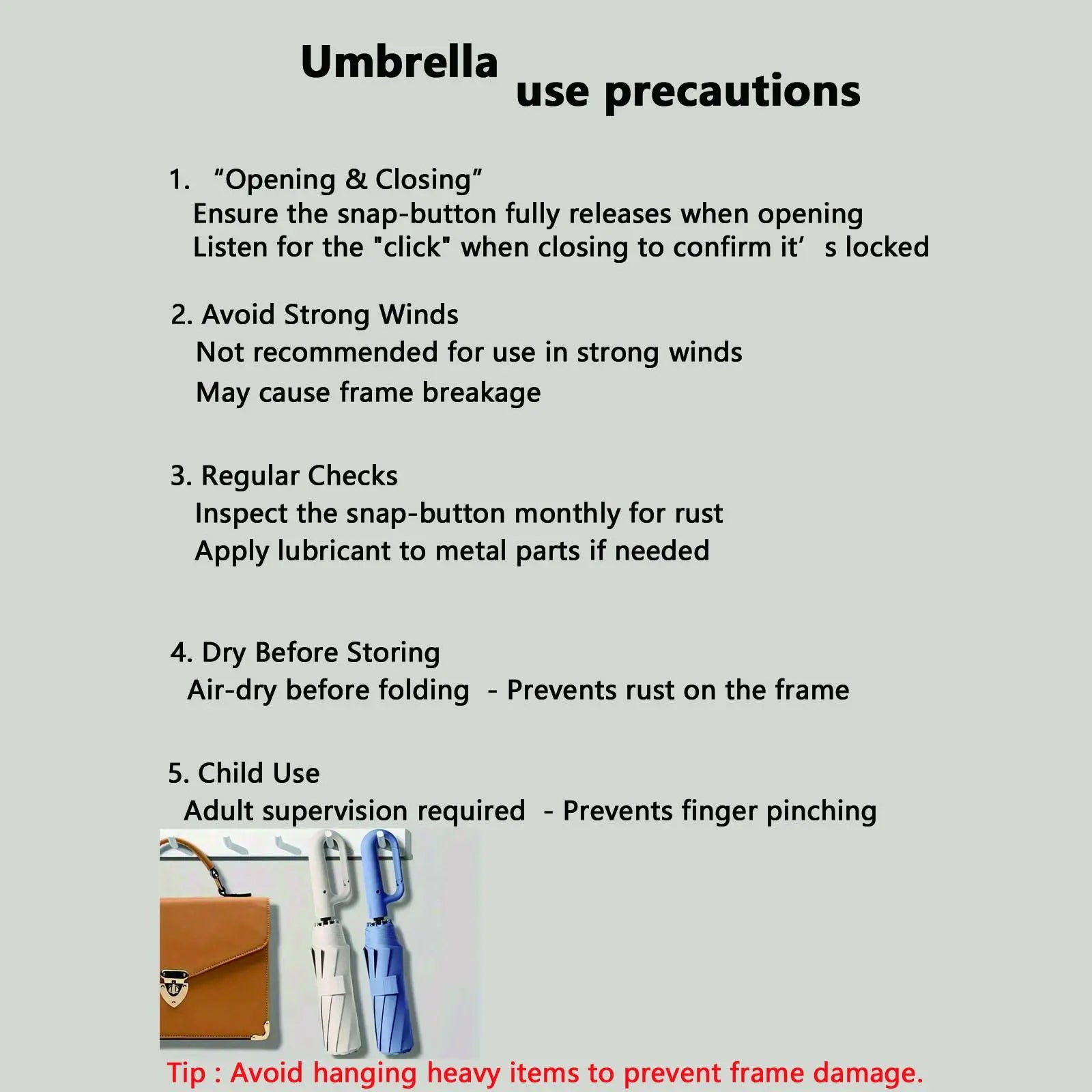 💧Automatic Folding Umbrella,Portable Rain Umbrella with Loop Buckle, Windproof & Waterproof Umbrella for Men & Women