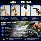 💫High Pressure Garden Hose Nozzle Sprayer Set