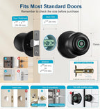 🔒 4-in-1 Fingerprint Smart Door Knob – Keyless Entry, APP Control, Easy Installation（Free shipping）