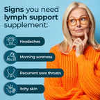 PUREHEALTH RESEARCH Lymph System Support - Lymphatic Drainage Supplement for Women & Men - Bromelain, Echinacea, Dandelion, Burdock Root, Lemon Powder, Kelp, Cleavers & More - 60 Capsules