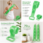 Silicone Bath Brush Double-Sided Exfoliating Back Scrubber