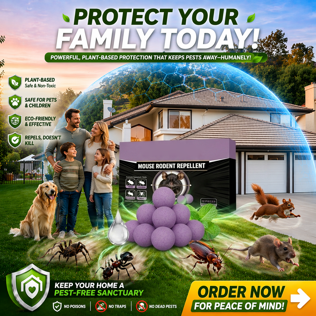 🔥 Limited Edition 49% OFF 🟣 Natural Peppermint Rodent Repellent Tablets – 12 Pack