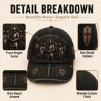 ⚡ Bound By Honor Forged In Steel – Knights Templar Cap