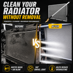 24" Portable Radiator Cleaning Wand🔥Free gift 1 x pure copper swivel joint, 1 x quick connector