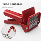 Tube Extrusion Tool - Efficient RTV and Silicone Dispenser That maximizes The use of All Material in The Tube and Prevents Material Waste
