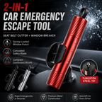 🚗 2-in-1 Car Emergency Escape Tool