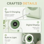 🌀 Cute Desk Fan – Say Hi to Cool Comfort