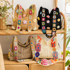 🌸50% OFF TODAY👜 Floral Patchwork Bag Wear It Shoulder or Crossbody