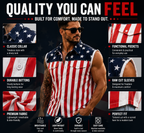 👕American Flag Denim Vest USA 250th Birthday Independence Day Sleeveless Unisex Summer Casual Jacket（副本）