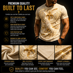 ✝️ Angel Wings Prayer Cross T-Shirt – Faith Inspired 3D Spiritual Graphic Tee for Men