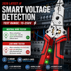 2026 Upgraded 14-in-1 Wire Stripper with Voltage Tester