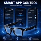 Real-time AI Translation Sunglasses with Smart Zoom