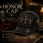 ⚡ Bound By Honor Forged In Steel – Knights Templar Cap