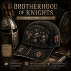⚡ Bound By Honor Forged In Steel – Knights Templar Cap