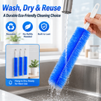 Bendable Microfiber Head,Reusable Dust Remover,Fan Cleaner Brush,Duster,Cleaner Brush,Washable,ldeal for Ceiling Fan Blades,Curtains,Air Vents,Cars Et.