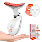 EMS Thermal Neck Lifting And Tighten Massager Electric Microcurrent Wrinkle Remover