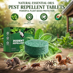50% OFF🟢 Natural Peppermint Rodent Repellent Tablets – 12 Pack