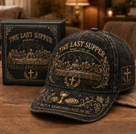 🧢 Bound By Honor Forged In Steel – Knights Templar Cap