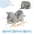 Elephant Plush Rocker