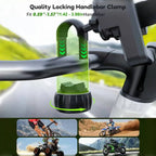 Lamicall Motorcycle Phone Mount - Dual Vibration Dampener & Anti Shake Motorcycle Cell Phone Holder for iPhone 15, 14, 13 Pro Max and More