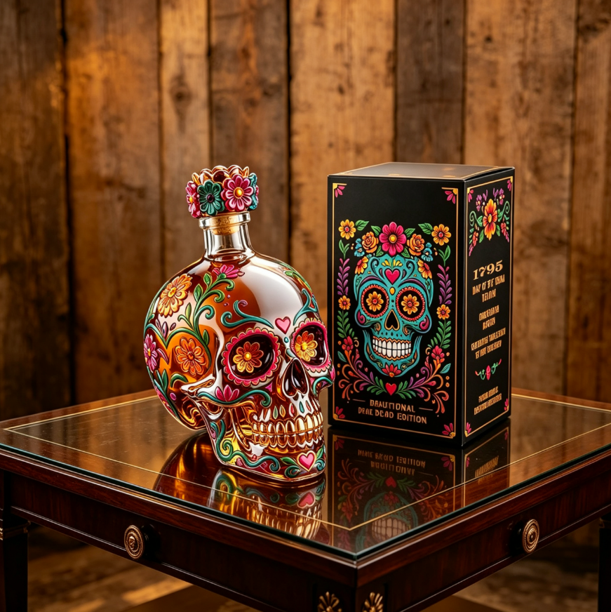 🔥HOT SALE-Day of the Dead Limited Edition Tequila Bottle