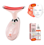 EMS Thermal Neck Lifting And Tighten Massager Electric Microcurrent Wrinkle Remover
