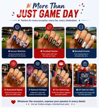 ⚽🏆 Game Day Nail Art Marker Set – 12 Vibrant Colors for Eye-Catching Fan Nails ✨