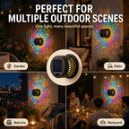 🌟Outdoor Patio Ambient Light Solar Powered Mandala Projector Lamp