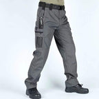 🔥LAST DAY 50% Men's - Waterproof Tactical Work Pants - Solid Color with Multi-Pockets for Outdoor Activities
