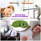 Cute Shiny Frog Plush Sleep Mask, soft cotton lining, lightweight light blocking, ideal for travel nap & rest.