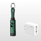 🔌 4-in-1 Charging Cable with Digital Display & Keychain – Fast-Charging, Kink-Resistant & Compact