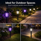 ☀️ 2-in-1 Solar Bug Zapper – UV Mosquito Killer + Soft Pathway Light, Auto Dusk-to-Dawn, IP65