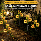 🌻 49% OFF🔥Solar Sunflower Garden Lights: Illuminate Your Outdoors with Sun-Kissed Charm