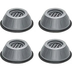 4-Piece Durable Compact Shock-Absorbing Pads for Large Home Appliances (Washing Machines, Dryers, Refrigerators) - Reduces Vibrations and Noise, Prevents Movement, Refrigerator Accessories