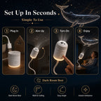 🐋 Dreamy Whale Ocean Sky Projector