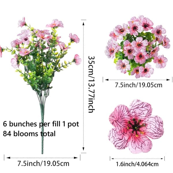 💐 UV-Resistant Colorful Artificial Flowers – 49% OFF Today Only 🌸