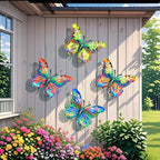 🦋 4PCS Butterfly Metal Wall Art Set – Add Color & Charm Instantly