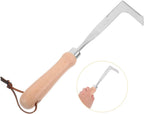 🌿 Crevice Weeding Tool – Beech Handle, Manual Weed Remover for Pavers & Driveways