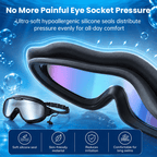 🏊 Anti-Fog Pro-Grade Adult Swim Goggles