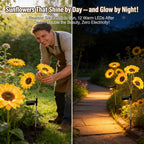 🌻 49% OFF🔥Solar Sunflower Garden Lights: Illuminate Your Outdoors with Sun-Kissed Charm